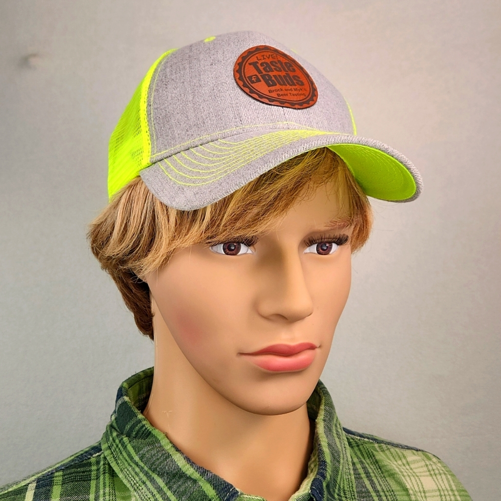 Taste Buds Fluorescent Mesh Snapback Golf Hat, OSFM, Unisex NWOT